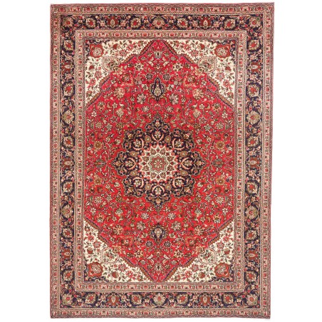 Tappeto Tabriz Persia marrone grigio 207x293