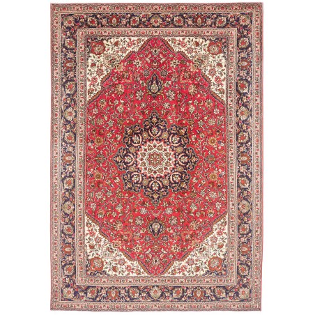 Tappeto Tabriz Persia marrone grigio 200x297