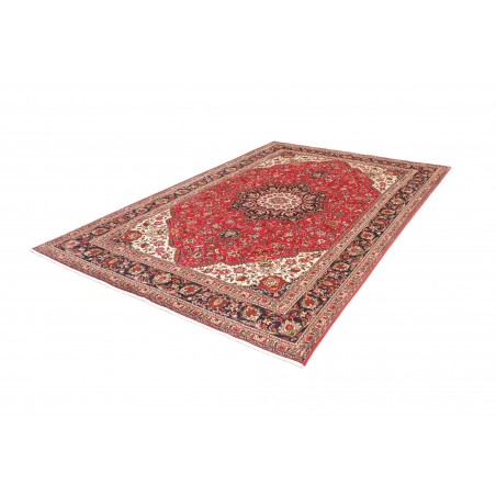 Tappeto Tabriz Persia marrone grigio 200x297