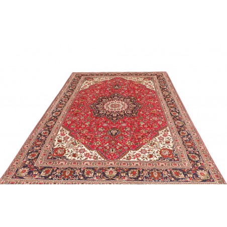 Tappeto Tabriz Persia marrone grigio 200x297