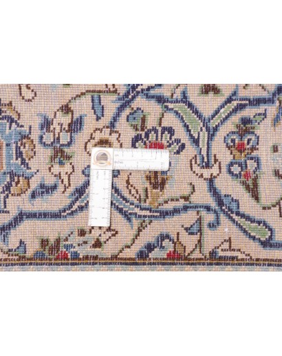 Tappeto Kashan Persia bianco azzurro 200x303