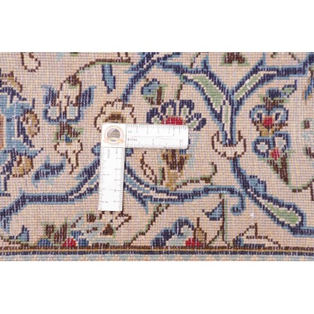 Tappeto Kashan Persia bianco azzurro 200x303