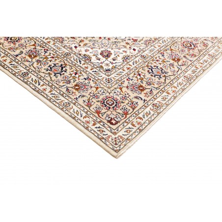 Tappeto Kashan Persia bianco marrone 198x306