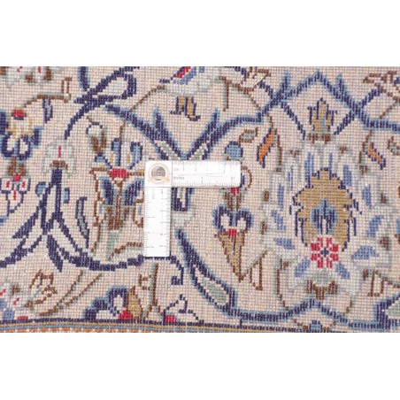 Tappeto Kashan Persia bianco azzurro 195x293