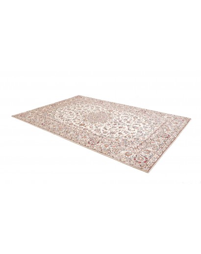 Tappeto Kashan Persia bianco grigio 200x300