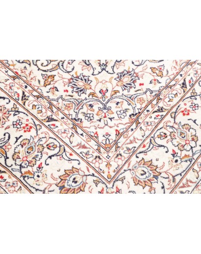 Tappeto Kashan Persia bianco grigio 200x300