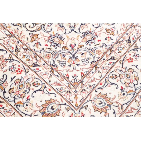 Tappeto Kashan Persia bianco grigio 200x300