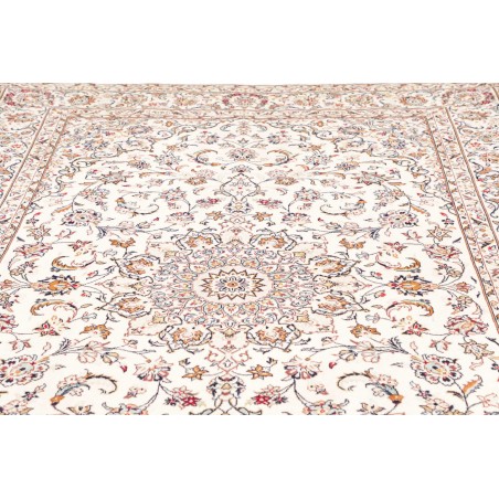 Tappeto Kashan Persia bianco grigio 200x300