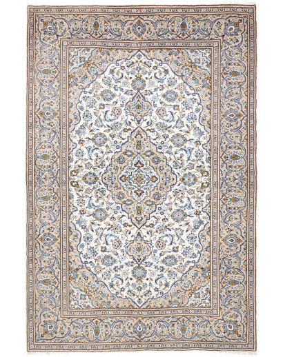 Tappeto Kashan Persia bianco 200x302