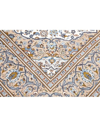 Tappeto Kashan Persia bianco 200x302