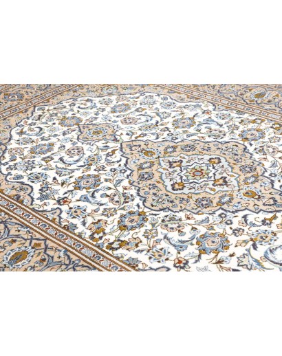 Tappeto Kashan Persia bianco 200x302