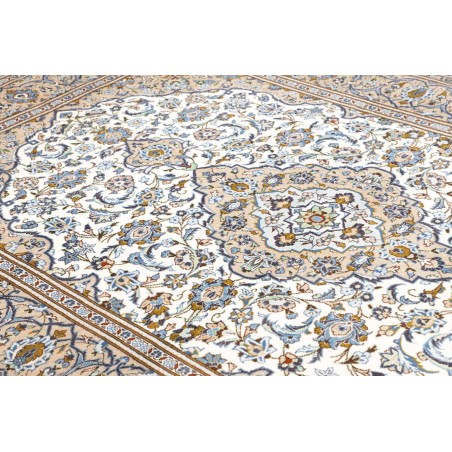 Tappeto Kashan Persia bianco 200x302
