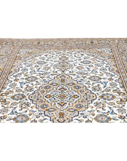 Tappeto Kashan Persia bianco 200x302