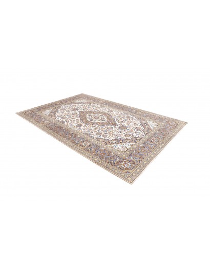 Tappeto Kashan Persia bianco grigio 200x290