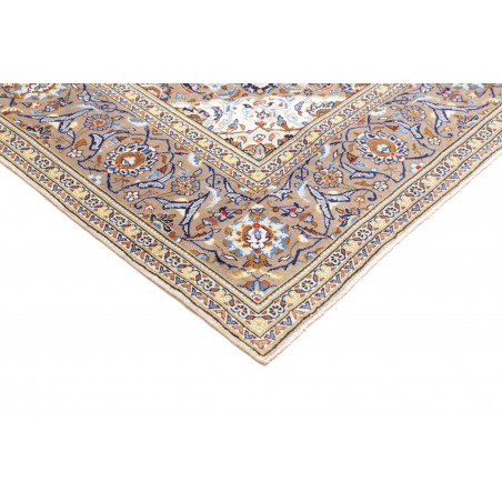 Tappeto Kashan Persia bianco grigio 200x290