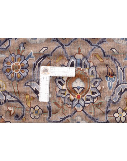 Tappeto Kashan Persia bianco grigio 200x290