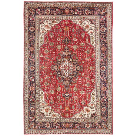 Tappeto Tabriz Persia beige marrone 200x302