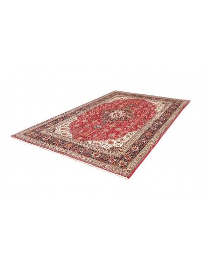 Tappeto Tabriz Persia beige marrone 200x302