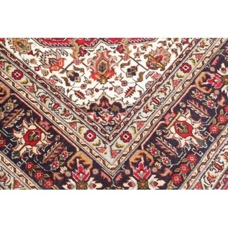 Tappeto Tabriz Persia beige marrone 200x302