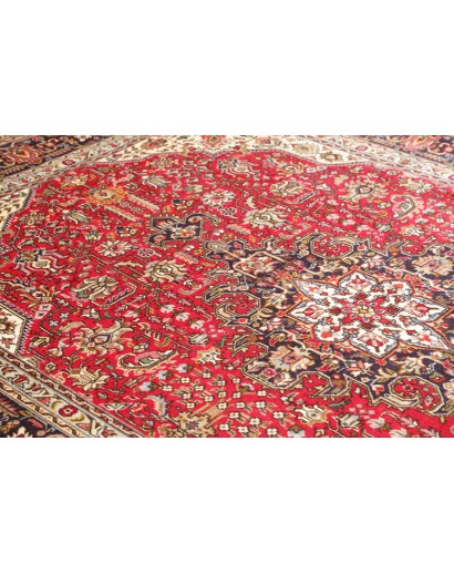 Tappeto Tabriz Persia beige marrone 200x302