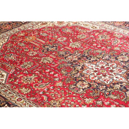 Tappeto Tabriz Persia beige marrone 200x302