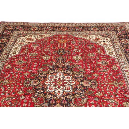 Tappeto Tabriz Persia beige marrone 200x302