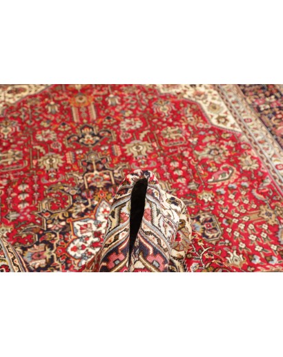 Tappeto Tabriz Persia beige marrone 200x302