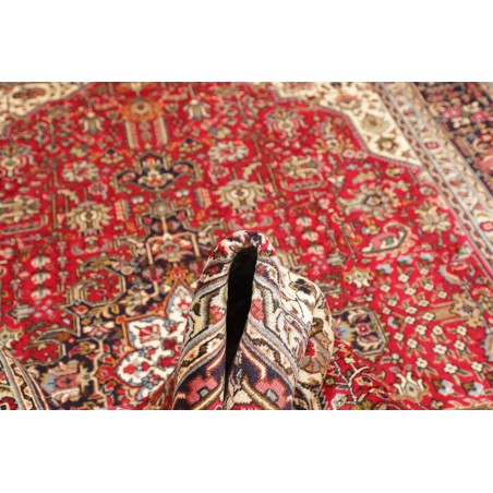 Tappeto Tabriz Persia beige marrone 200x302