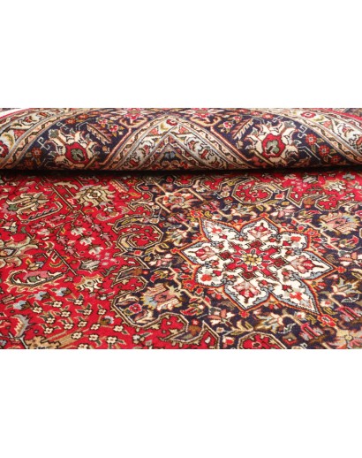 Tappeto Tabriz Persia beige marrone 200x302