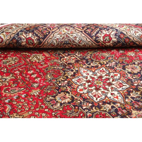 Tappeto Tabriz Persia beige marrone 200x302