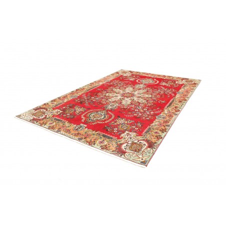 Tappeto Tabriz Persia giallo rosso 225x317