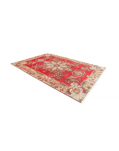 Tappeto Tabriz Persia giallo rosso 220x317