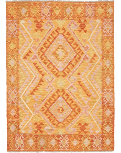 Tappeto Kilim Afghanistan marrone 131x181