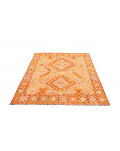 Tappeto Kilim Afghanistan marrone 131x181