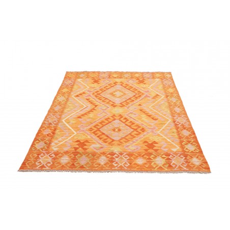 Tappeto Kilim Afghanistan marrone 131x181