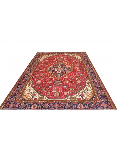 Tappeto Tabriz Persia marrone grigio 205x303