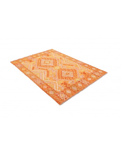 Tappeto Kilim Afghanistan marrone 131x181