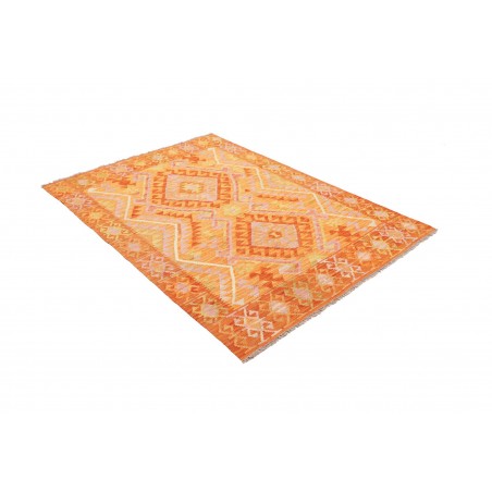 Tappeto Kilim Afghanistan marrone 131x181