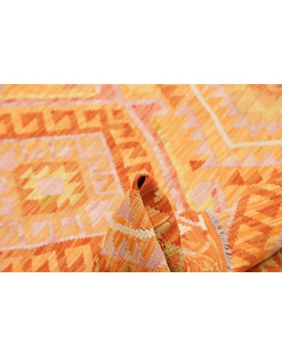 Tappeto Kilim Afghanistan marrone 131x181