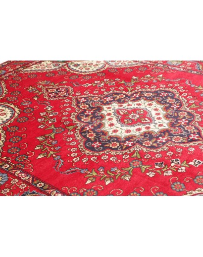 Tappeto Tabriz Persia rosso giallo 210x300