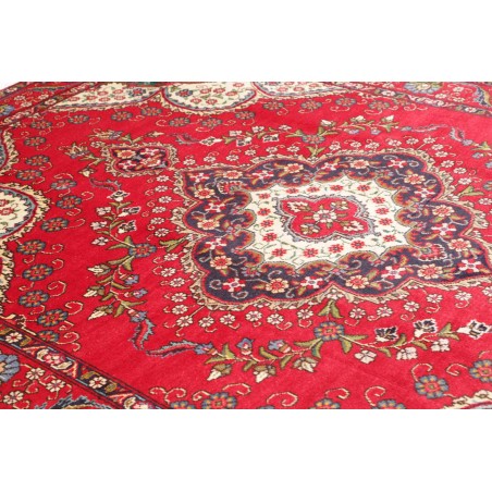 Tappeto Tabriz Persia rosso giallo 210x300