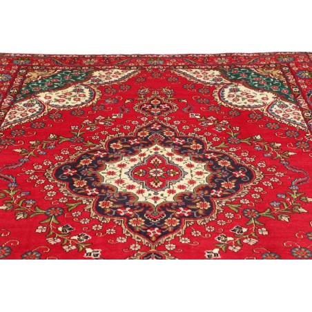 Tappeto Tabriz Persia rosso giallo 210x300