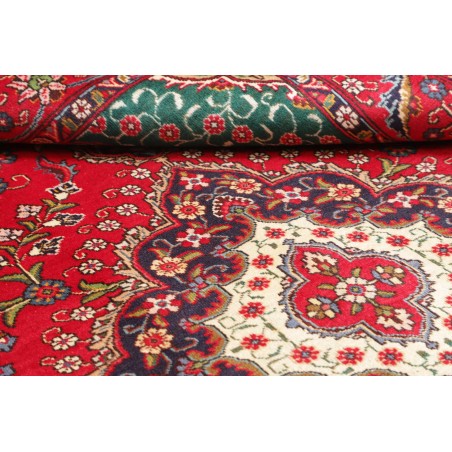 Tappeto Tabriz Persia rosso giallo 210x300