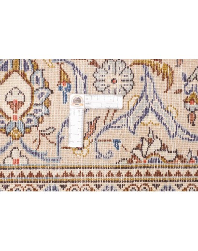 Tappeto Kashan Persia bianco marrone 196x298