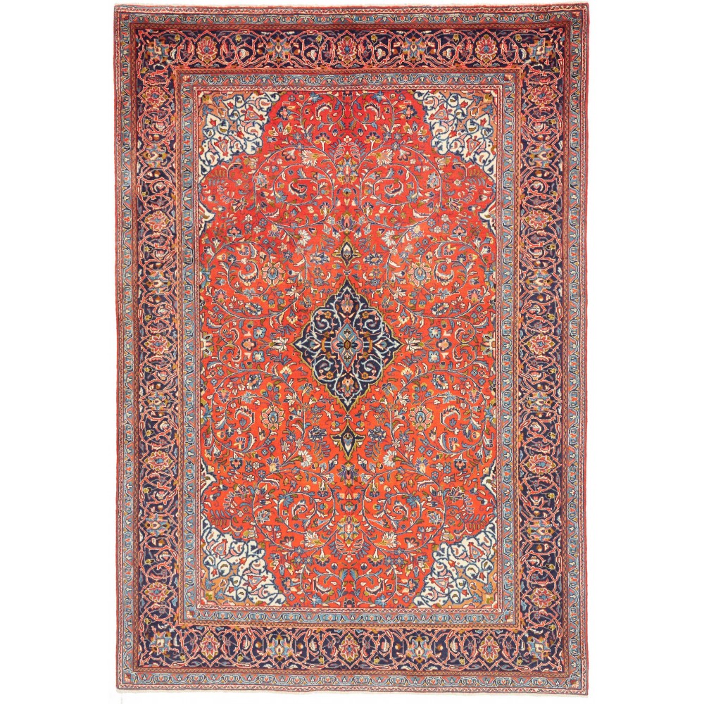 Tappeto Sarough Persia rosso giallo 202x295