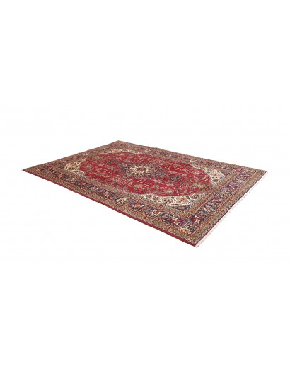 Tappeto Tabriz Persia marrone giallo 202x290