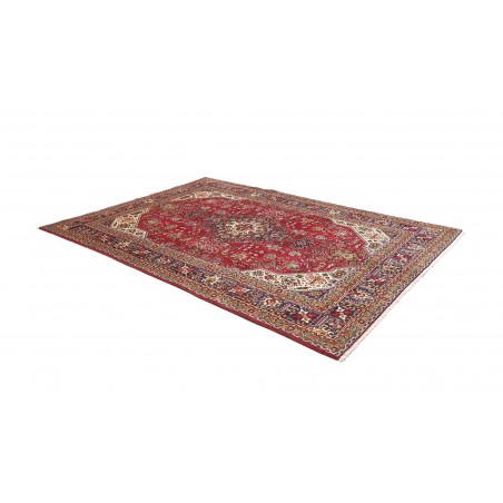 Tappeto Tabriz Persia marrone giallo 202x290
