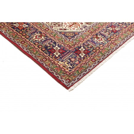 Tappeto Tabriz Persia marrone giallo 202x290