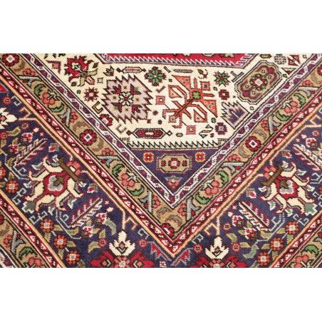 Tappeto Tabriz Persia marrone giallo 202x290