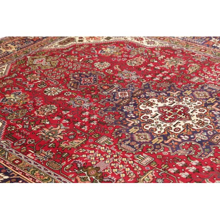 Tappeto Tabriz Persia marrone giallo 202x290